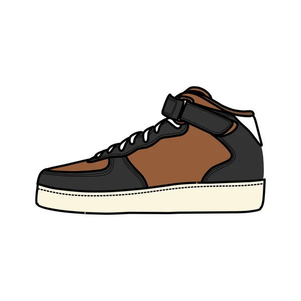 Energica Illustrazione Vettoriale Caratterizzata Una Collezione Sneakers Sportive Ideali Gli — Vettoriale Stock