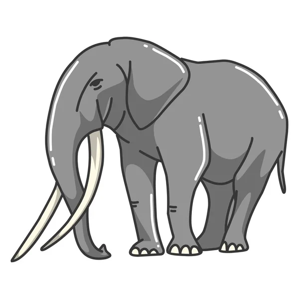 Imagem Vetorial Elefante Animais Selvagens Fotos —  Vetores de Stock