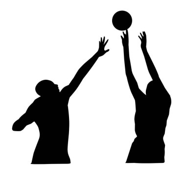 Basketbol oyuncusu siluetleri, basketbol siluetleri.