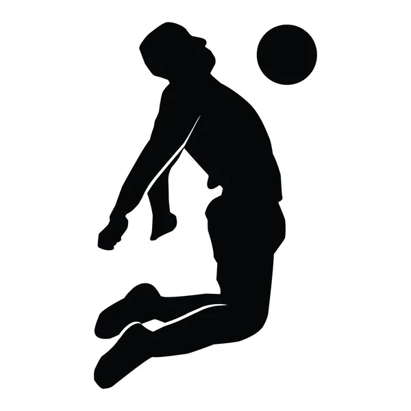 Collection Silhouettes Noires Joueurs Football Ombres Des Footballeurs Sur Fond — Image vectorielle