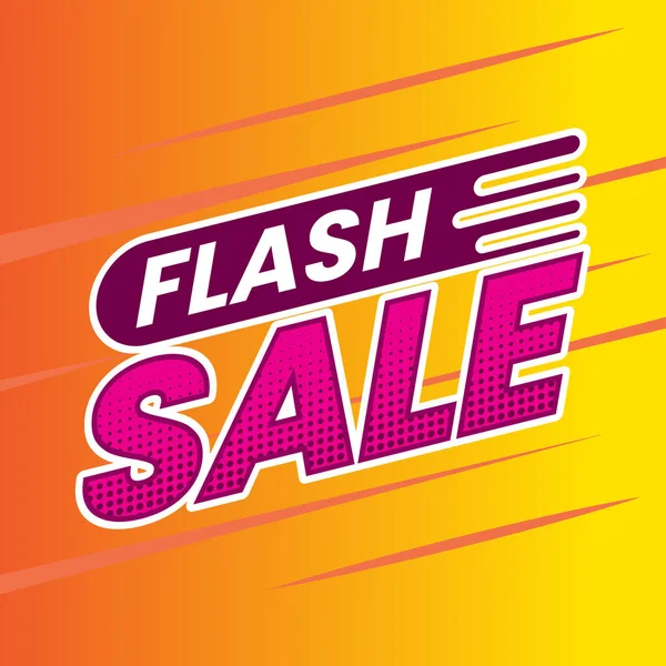 Flash Sale Logo Visueel Voor Banner Dit Logo Kan Worden — Stockvector