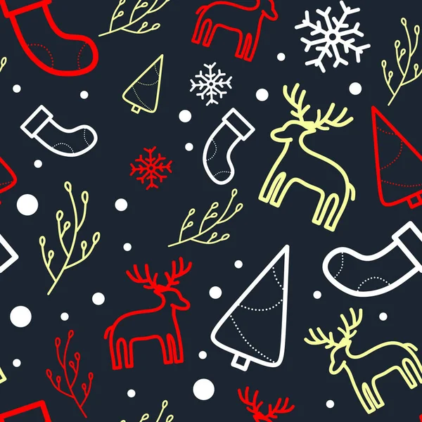 Weihnachten Muster Calm Color Weihnachtliches Muster Design Diese Version Des — Stockvektor