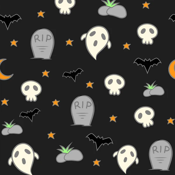 Halloween Patterns You Can Use Background Use Hollowen Day — Stock Vector