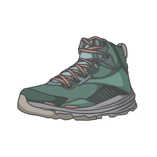 Hiker Shoes Design Shoes Icon — Stock Vector