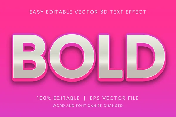 Typography Editable Text Effect — Stock Vector