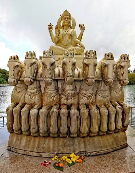Groupe Chevaux Templo Hindou — Fotografia de Stock