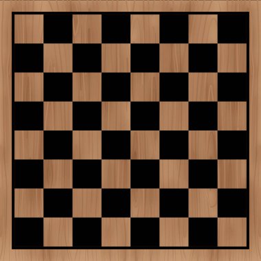 Satranç dama tahtası şablonu Tahta desen