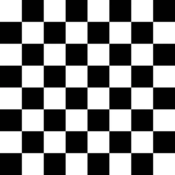 Šachovnice Černobílý Vektorový Obrázek — Stockový vektor
