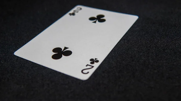 明暗背景高光扑克牌系列 — 图库照片
