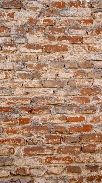 Aged Wall Made Bricks — Stock Photo, Image