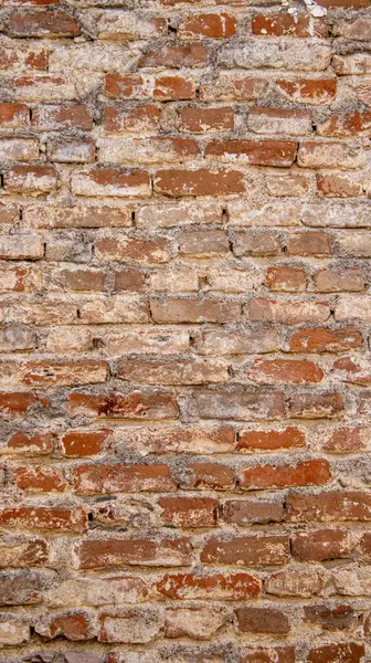 Aged Wall Made Bricks — Stock Photo, Image