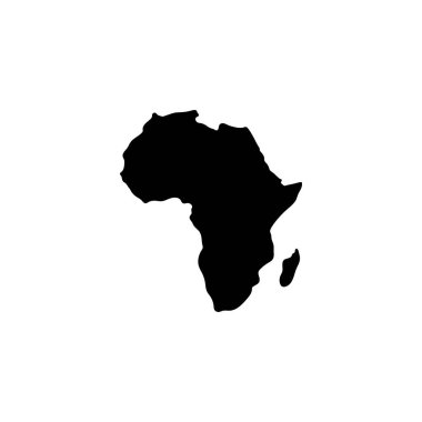 Afrika Haritası Stok Vektörü Resimleri.