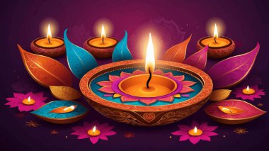 Mutlu Diwali ve Geleneksel Hint Dekorasyonları