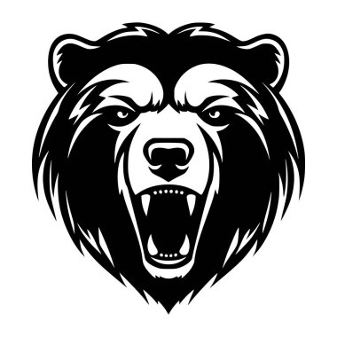 Logo için vahşi hayvan ya da basit bir maskot çizimi 