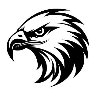 Sembol veya maskot için kartal kuşu çizimi