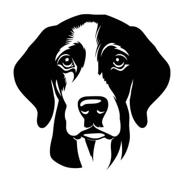 Maskot için beagle köpek çizimi