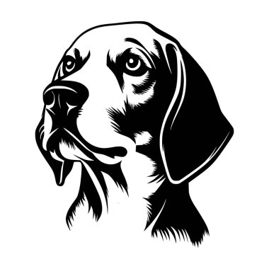 beagle pet dog animal illustration for logo clipart