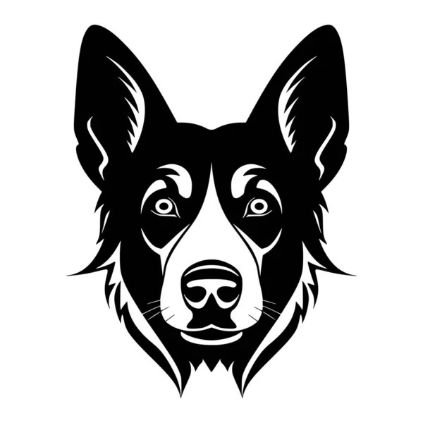 Niedliche Hundeillustration Als Symbol Oder Maskottchen — Stockvektor