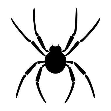Logo ya da maskot için örümcek silueti çizimi