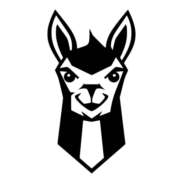 Illustration Animale Lama Pour Mascotte Symbole — Image vectorielle