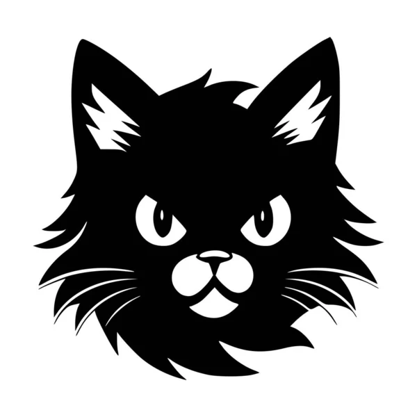 ロゴやマスコットのためのかわいい子猫の猫の動物のイラスト — ストックベクタ