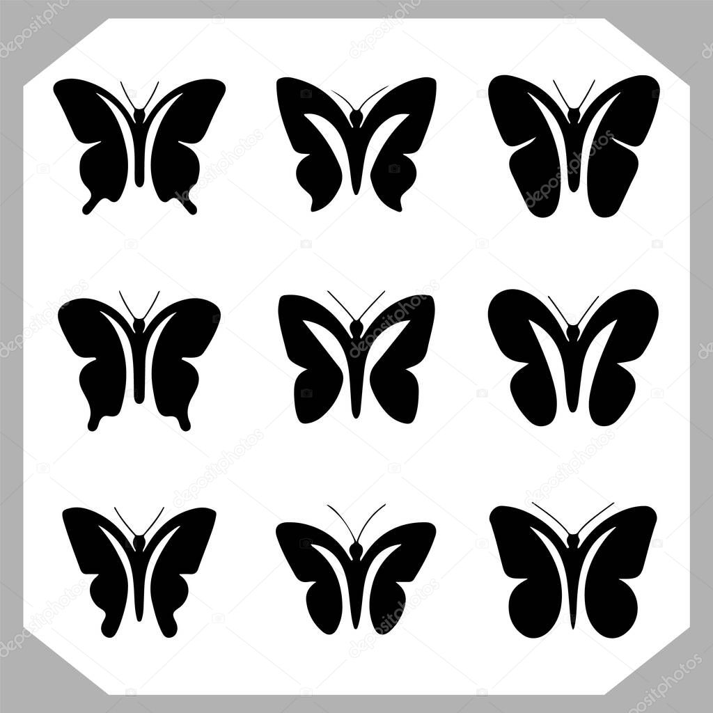 Graceful butterfly silhouette classic and modern art, Butterfly silhouette tattoo ideas elegant and timeless designs