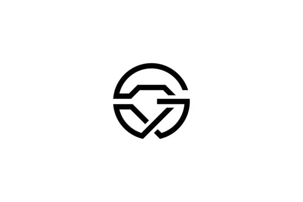 Litera Diamentowe Logo — Wektor stockowy