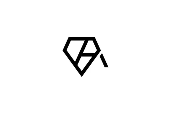 Letter Diamond Logo Design — Image vectorielle