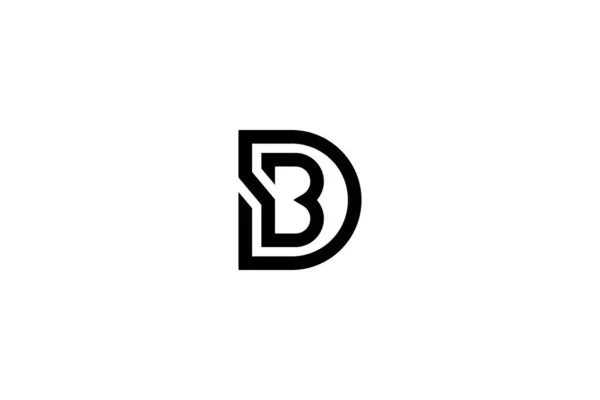 Bokstav Eller Logo Design Vector — Stock vektor