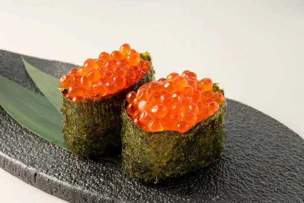 stock image Japanese delicious salmon roe sushi