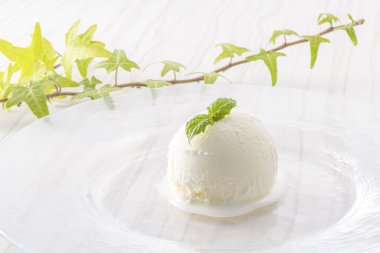 Delicious soft ice cream made with fresh milk