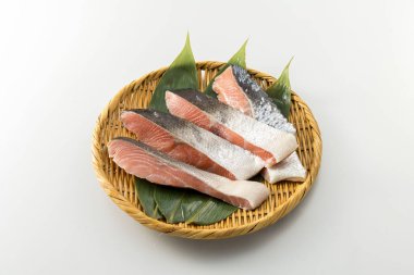 Taze ve lezzetli somon fileto