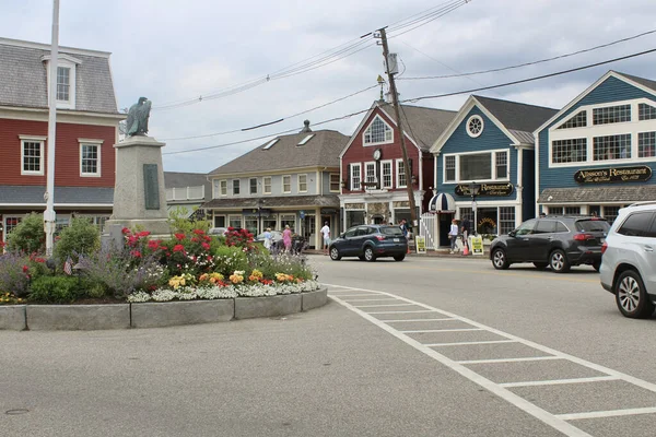 Centrum Van Plaats Kennebunkport Maine — Stockfoto
