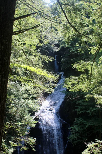 Водопад Мосс Глен Стоу Вермонт — стоковое фото