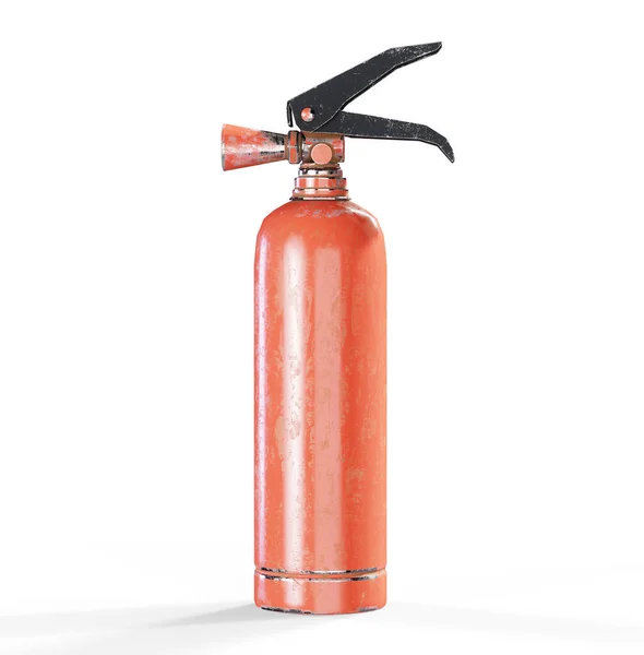 Aff Espuma Spray Extintor Incêndio Renderização Fundo Branco Sem Sombra — Fotografia de Stock