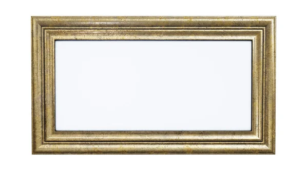 Blanco Frame Witte Muur Render — Stockfoto