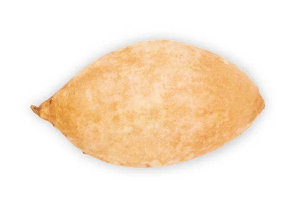 Patata Dulce Con Rodajas Aisladas Blanco — Foto de Stock