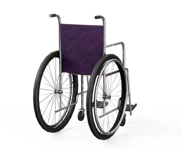 Tekerlekli Sandalye Boyutlu Bir Resimleme — Stok fotoğraf