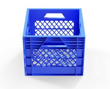 Satılık beyaz 3d render modern koyu yeşil meyve kutusu arka plan gölge yok 