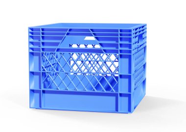 Satılık beyaz 3d render modern koyu yeşil meyve kutusu arka plan gölge yok