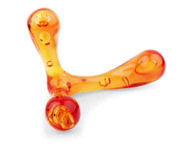 Vücut ve beyaz arka plan üzerinde kafa Isolated için plastik masaj aleti