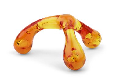 Vücut ve beyaz arka plan üzerinde kafa Isolated için plastik masaj aleti