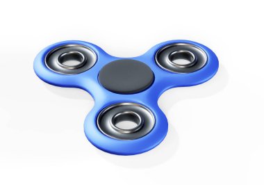 3D render Illustration of fidget spinner isolated on white