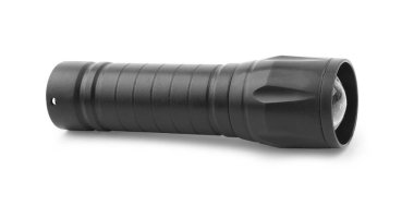 Small LED torch on white background