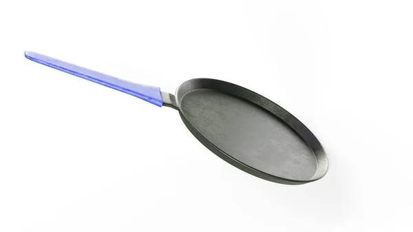 Rendering Frying Pan White — Stock Photo, Image