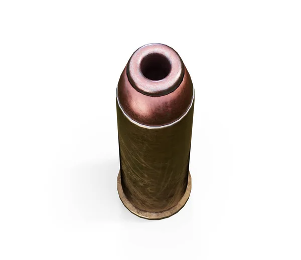 100発の高口径弾丸3Dレンダリング — ストック写真