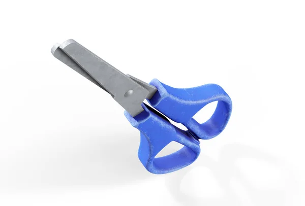 Scissors Cutting Sim Card Concept Rendering — Stock Photo, Image