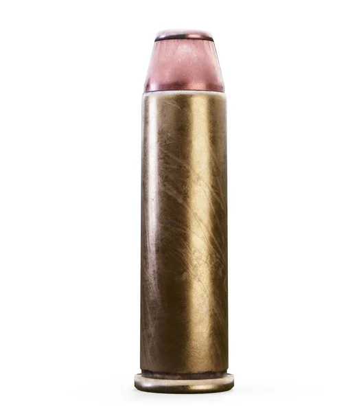 100発の高口径弾丸3Dレンダリング — ストック写真