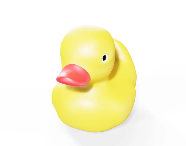Seaman Rubber Duck, 3D rendering isolated on white background