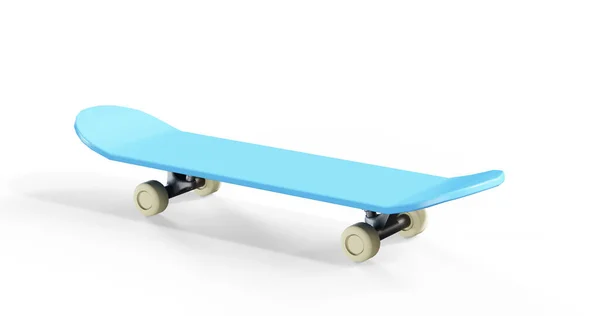 Skateboard Isoliert Auf Weißem Rendering — Stockfoto